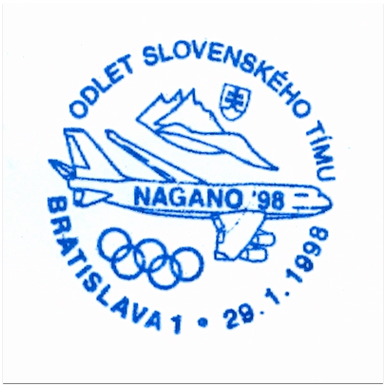 "Odlet Slovenského tímu NAGANO 98"